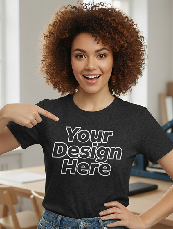 dtg printed unisex tee double sided (copy)