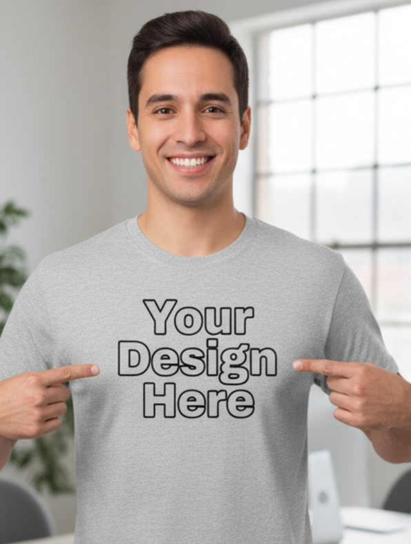 dtf transfer unisex tee double sided (copy)