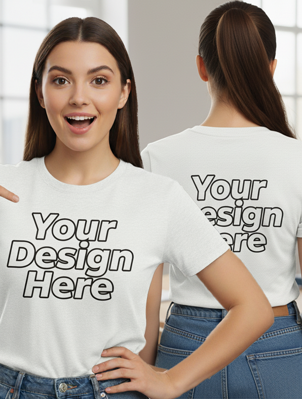 dtf press women shirt