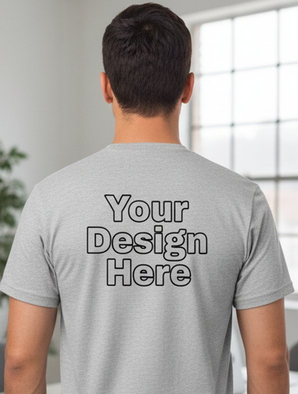 dtf transfer unisex tee single sided front only (copy)