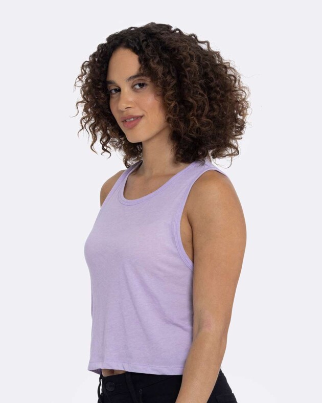 women's festival crop tank